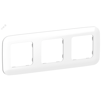 FLITE ARTISTIC Рамка 3-местная РУ-3-А-ФлБ белый IEK
