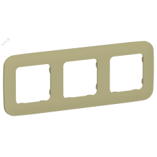 FLITE ARTISTIC Рамка 3-местная РУ-3-А-ФлО оливковый IEK