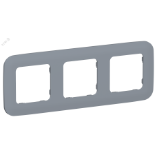 FLITE ARTISTIC Рамка 3-местная РУ-3-А-ФлМ маренго IEK