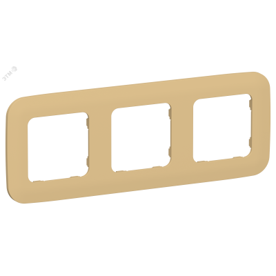 FLITE ARTISTIC Рамка 3-местная РУ-3-А-ФлШм шамуа IEK