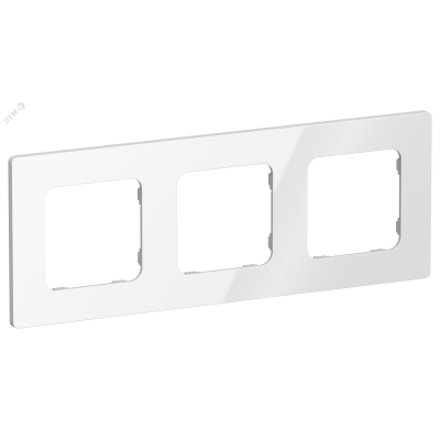 FLITE CLASSIC Рамка 3-местная РУ-3-К-ФлБ белый IEK