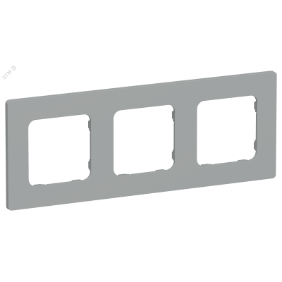 FLITE CLASSIC Рамка 3-местная РУ-3-К-ФлС серый IEK