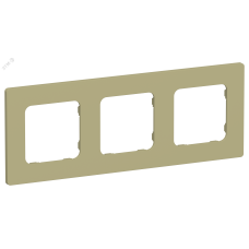FLITE CLASSIC Рамка 3-местная РУ-3-К-ФлО оливковый IEK