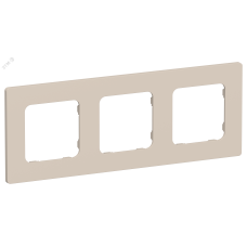 FLITE CLASSIC Рамка 3-местная РУ-3-К-ФлЛ льняной IEK