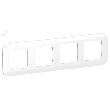 FLITE ARTISTIC Рамка 4-местная РУ-4-А-ФлБ белый IEK
