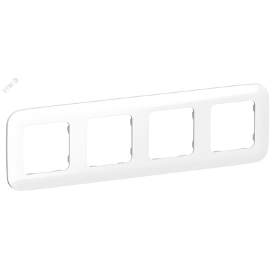 FLITE ARTISTIC Рамка 4-местная РУ-4-А-ФлБ белый IEK