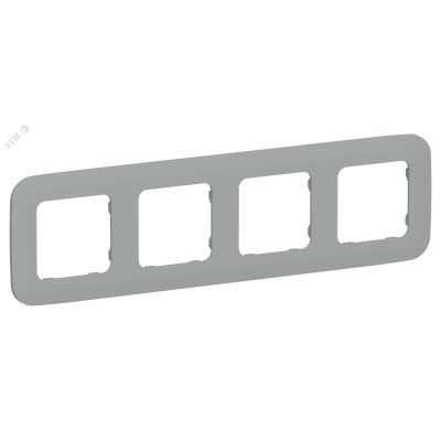 FLITE ARTISTIC Рамка 4-местная РУ-4-А-ФлС серый IEK