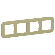 FLITE ARTISTIC Рамка 4-местная РУ-4-А-ФлО оливковый IEK