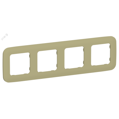 FLITE ARTISTIC Рамка 4-местная РУ-4-А-ФлО оливковый IEK