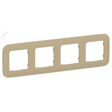 FLITE ARTISTIC Рамка 4-местная РУ-4-А-ФлХ хаки IEK