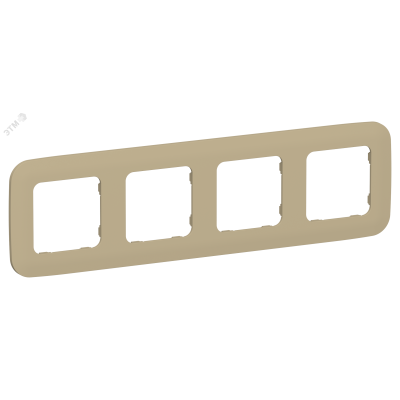 FLITE ARTISTIC Рамка 4-местная РУ-4-А-ФлХ хаки IEK