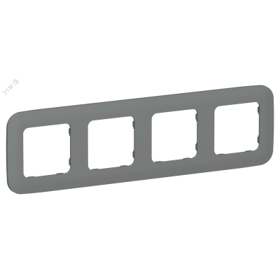 FLITE ARTISTIC Рамка 4-местная РУ-4-А-ФлМА мокрый асфальт IEK