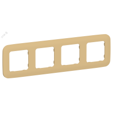 FLITE ARTISTIC Рамка 4-местная РУ-4-А-ФлШм шамуа IEK