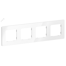 FLITE CLASSIC Рамка 4-местная РУ-4-К-ФлБ белый IEK