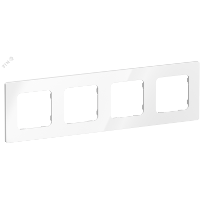 FLITE CLASSIC Рамка 4-местная РУ-4-К-ФлБ белый IEK