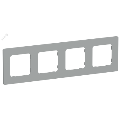 FLITE CLASSIC Рамка 4-местная РУ-4-К-ФлС серый IEK