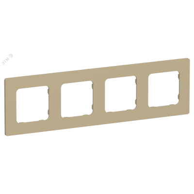 FLITE CLASSIC Рамка 4-местная РУ-4-К-ФлХ хаки IEK