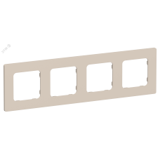 FLITE CLASSIC Рамка 4-местная РУ-4-К-ФлЛ льняной IEK