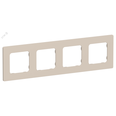 FLITE CLASSIC Рамка 4-местная РУ-4-К-ФлЛ льняной IEK