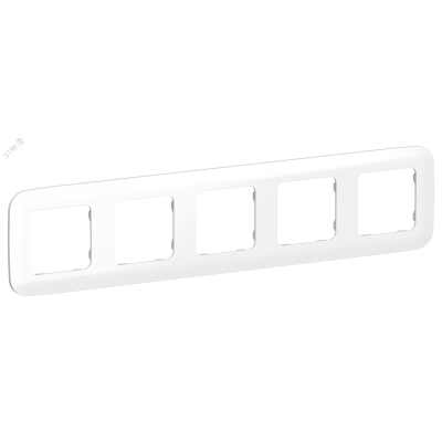 FLITE ARTISTIC Рамка 5-местная РУ-5-А-ФлБ белый IEK