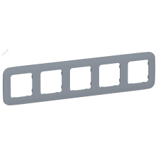 FLITE ARTISTIC Рамка 5-местная РУ-5-А-ФлМ маренго IEK