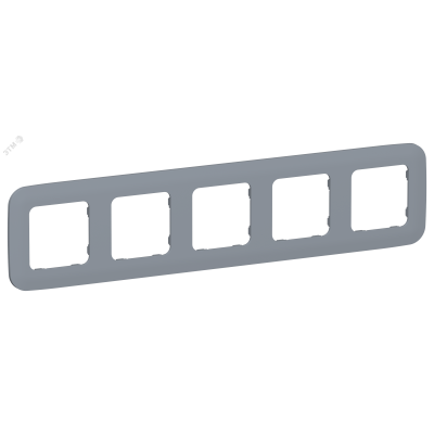 FLITE ARTISTIC Рамка 5-местная РУ-5-А-ФлМ маренго IEK