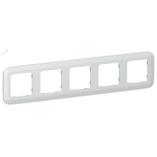 FLITE ARTISTIC Рамка 5-местная РУ-5-А-ФлЖ жемчуг IEK