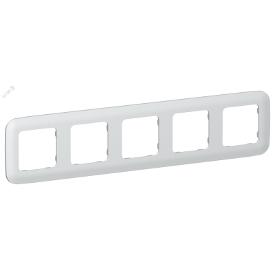 FLITE ARTISTIC Рамка 5-местная РУ-5-А-ФлЖ жемчуг IEK