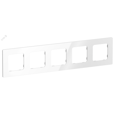 FLITE CLASSIC Рамка 5-местная РУ-5-К-ФлБ белый IEK