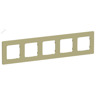 FLITE CLASSIC Рамка 5-местная РУ-5-К-ФлО оливковый IEK