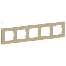 FLITE CLASSIC Рамка 5-местная РУ-5-К-ФлХ хаки IEK