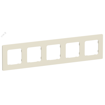 FLITE CLASSIC Рамка 5-местная РУ-5-К-ФлСл сливочный IEK