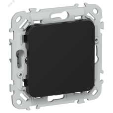 FLITE Заглушка с суппортом ЗГ-ФлЧ черный IEK