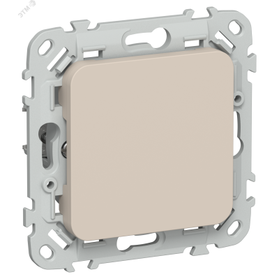 FLITE Заглушка с суппортом ЗГ-ФлЛ льняной IEK