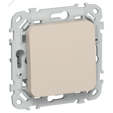 FLITE Выключатель 1-клавишный 10А ВС11-1-0-ФлЛ льняной IEK