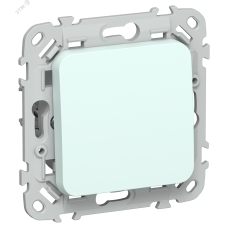 FLITE Выключатель 1-клавишный 10А ВС11-1-0-ФлХЛ холодный лед IEK