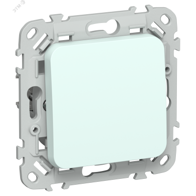 FLITE Выключатель 1-клавишный 10А ВС11-1-0-ФлХЛ холодный лед IEK