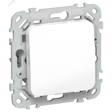 FLITE Выключатель 1-клавишный проходной 10А ВС61-1-0-ФлБ белый IEK