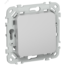 FLITE Выключатель 1-клавишный перекрестный 10А ВС71-1-0-ФлА алюминий IEK