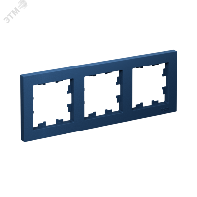 ATLASDESIGN рамка трехпостовая, универсальная, АКВАМАРИН