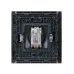 FORTE&PIANO Розетка TV оконечная FP528 сталь IEK