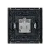 FORTE&PIANO Розетка двойная TV+SAT FP538 сталь IEK
