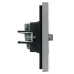 FORTE&PIANO Розетка двойная TV+SAT FP538 сталь IEK