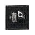 FORTE&PIANO Розетка двойная TV+RJ45 кат.5E FP536 сталь IEK
