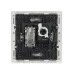 FORTE&PIANO Розетка двойная TV+RJ45 кат.6 FP237 белый IEK