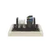 FORTE&PIANO Розетка двойная TV+RJ45 кат.6 FP437 ваниль IEK