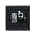 FORTE&PIANO Розетка двойная TV+RJ45 кат.6 FP537 сталь IEK
