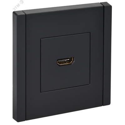 FORTE&PIANO Розетка HDMI FP140 черный IEK