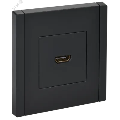 FORTE&PIANO Розетка HDMI FP140 черный IEK