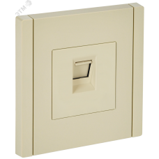 FORTE&PIANO Розетка компьютерная RJ45 кат.6 FP431 ваниль IEK